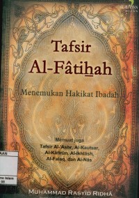 Image of Tafsir Al-Fatihah :Menemukan Hakikat Ibadah